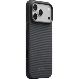 Гръб Pitaka Summa Case за iPhone 18 Pro Max / 17 Pro Max - Black/Grey Twill