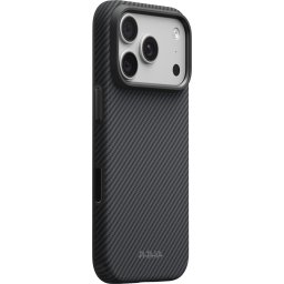 Гръб Pitaka Summa Case за iPhone 18 Pro / 17 Pro - Black/Grey Twill