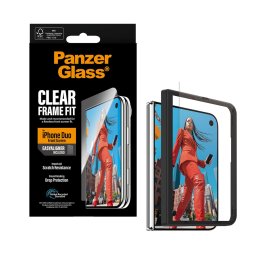 Стъклен протектор PanzerGlass за Apple iPhone Duo, Sub Screen Glass, Ultra-Wide Fit w. EasyAligner