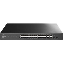 Комутатор Cudy GS1028ES2 26-Port Gigabit Easy-Managed Switch, 10/100/1000M RJ45 Ports, 2 Gigabit Combo ports, 19 inch Rack-mount