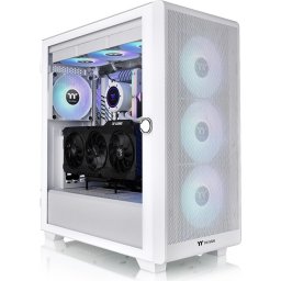 Кутия за компютър Thermaltake S250 TG ARGB Snow