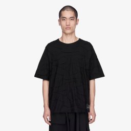 Тениска Y-3 Pleated Short Sleeve Tee Black S