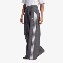 Панталони adidas Badigirl Checks Trouser Loose Pants Black/ Grey Three/ Utility Black M