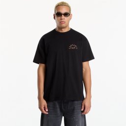 Тениска Carhartt WIP S/S Arch Script T-Shirt UNISEX Black/ WIP H Brown S