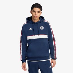 Суитшърт adidas FC Bayern Muenchen OG Hoodie Night Indigo/ Core White L