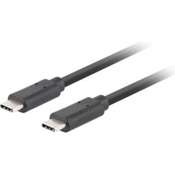 Кабел Lanberg USB-C M/M 3.1 gen 2 cable 1m 10GB/s pd100w black