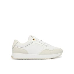 Tommy Hilfiger Сникърси Monogram Mix Material Runner FW0FW09267 Бял