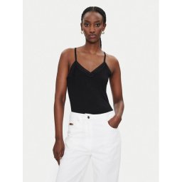 Morgan топ 192-BARBA.N Черен Slim Fit