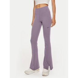 Nike Текстилни панталони FQ2113 Виолетов Slim Fit