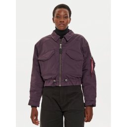 Alpha Industries Преходно яке 148011 Виолетов Regular Fit