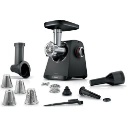 Месомелачка Bosch MFWS440B, Meat mincer - MultiPower 1900 W, Planetary gearbox, 2,5 kg/min, kebbe attachment, sausage attachment