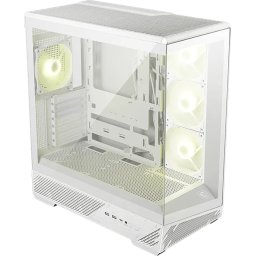 MSI MAG PANO 130R PZ WHITE, Mid-Tower, ATX(Back-connect supported)/M-ATX/ITX, 2x USB 3.2, 1x USB Type-C 20Gbs, 1x Audio/Mic, 4x
