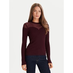 Morgan Пуловер 252-MAMDO Бордо Slim Fit
