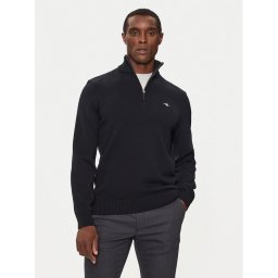 Gant Пуловер Casual Cotton Half Zip 8030170 Черен Regular Fit