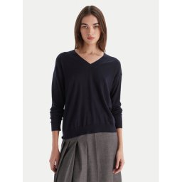 Weekend Max Mara Пуловер Fiocchi 2525366042 Тъмносин Regular Fit