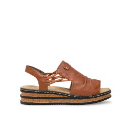 Rieker Сандали 62962-22 Кафяв