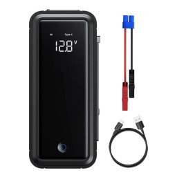 Стартер за автомобил Baseus Super Energy Mega Supercapacitor Jump Starter (C00265300821-00)(Мостра), 3000A, черен, USB-C, EC8, DC