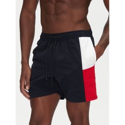 Tommy Hilfiger Плувни шорти UM0UM03483 Тъмносин Slim Fit