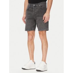 Karl Lagerfeld Jeans Дънкови шорти A2M10084 Сив Relaxed Fit
