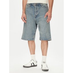 Jack & Jones Дънкови шорти Iron 12272552 Син Baggy Fit