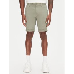 Tommy Jeans Шорти от плат Scanton DM0DM21950 Зелен Slim Fit