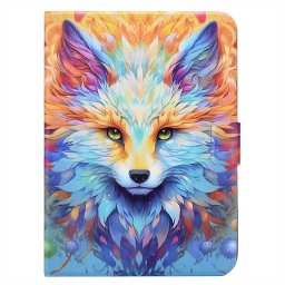 Кожен калъф за Honor Pad X8a - лисица