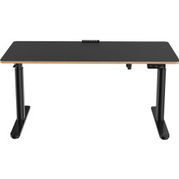Гейминг бюро Ultradesk Pulsar, карбоново покритие, 81 x 55 cm, до 60 кг. натоварване, органайзер за кабели, вградена стойка за слушалки, черно
