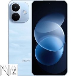 Смартфон Xiaomi Redmi Note 17 Pro 5G 256GB 6GB RAM - СИН -- SKY BLUE