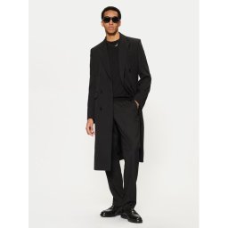 AMI Paris Преходно палто HCO319.WV0037 Черен Regular Fit