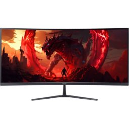 Монитор Acer Nitro ED340CURJ0bmiipx, 34'' Curved 1500R WQHD (3440x1440), VA, 120Hz, 100M:1, 250 nits, 4ms (GTG)/1ms (VRB), 99%