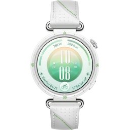 Часовник Huawei Watch GT 7 Konsu-B39LG White and Green Composite Leather + Huawei Freebuds SE 4 ANC, White