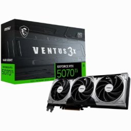 MSI Video Card Nvidia GeForce RTX 5070 Ti 16G VENTUS 3X OC (16GB GDDR7 912-V531-083