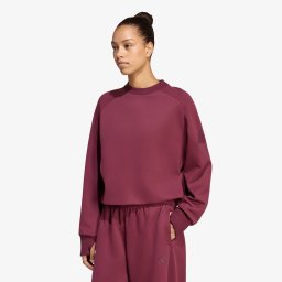 Пуловер adidas Soft Lux Winter Knit Sweatshirt Maroon XL