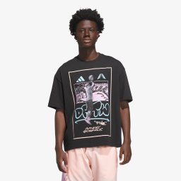 Тениска adidas Anthony Edwards Dftw Anime Tee Black S