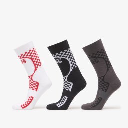Чорапи Vans A.O.D. Checker Socks Black L