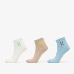 Чорапи On Logo Sock Mid 3-Pack Desert/ Wash L