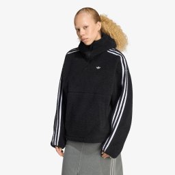 Суитшърт adidas Adiluna Season 2 x Jennie Fleece Hoodie Jacket Black XS