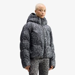 Яке adidas by Stella McCartney Short Padded Winter Jacket Printed Dove Grey/ Carbon L