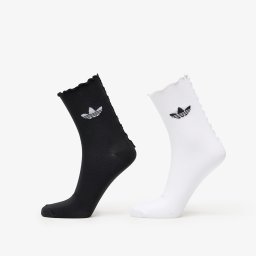 Чорапи adidas Ruffle Socks 2-Pack White/ Black L
