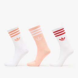 Чорапи adidas 3-Stripes Crew Socks 3 Pairs White/ / White M