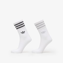 Чорапи adidas Mid-Cut Glitter Crew Socks 2-Pack White/ Grey Two/ Black M