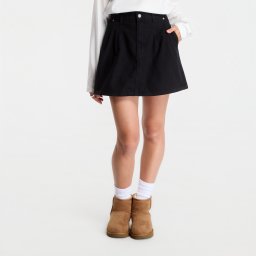 Пола Carhartt WIP W' Billie Single Knee Skirt Black Stone Washed S