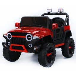 OCIE Джип акумулаторен 12V HEAT SUPER SPIDER с родителски контрол Червен