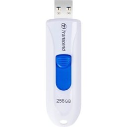 Памет Transcend 256GB, Pen Drive, Capless, White