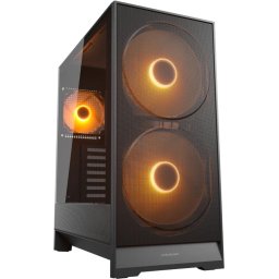 COUGAR AIRFACE 180 PC Case, Mid Tower, Black