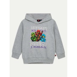LEGO Суитшърт Ninjago 12011409 Сив Relaxed Fit