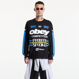 Тениска Obey Competition Black M
