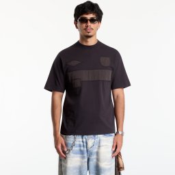 Тениска Umbro Censored T Shirt Washed Black M