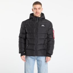 Яке Alpha Industries Hooded Puffer Alpha FD Black XXL