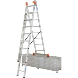 Алуминиева стълба трираменна Krause Tribilo 3x8